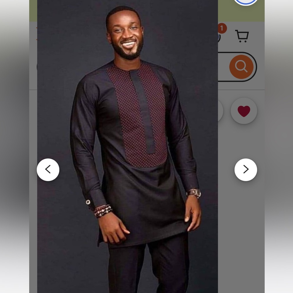 Men’s Nigerian Print Tunic / Dashiki
